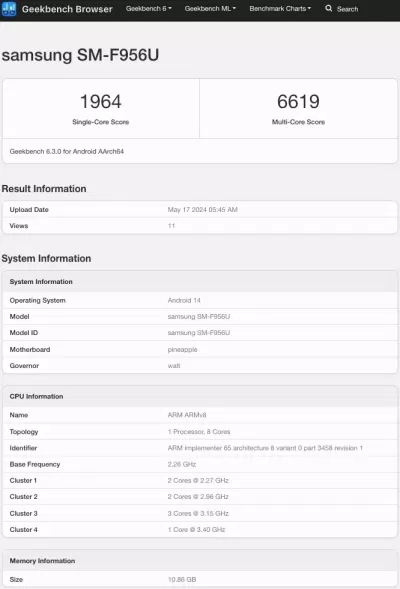 Galaxy Z Fold 6 bản Mỹ (Ảnh: Internet) Galaxy Z Fold 6 bản Mỹ (Ảnh: Internet)