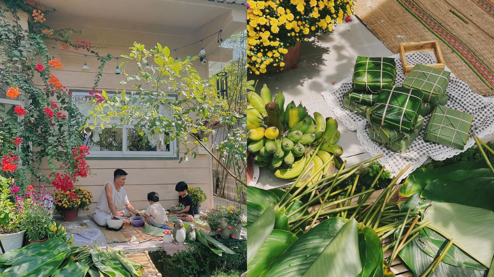 Cuộc sống vùng quê yên bình bên ngôi nhà nhỏ ( Ảnh: Internet)