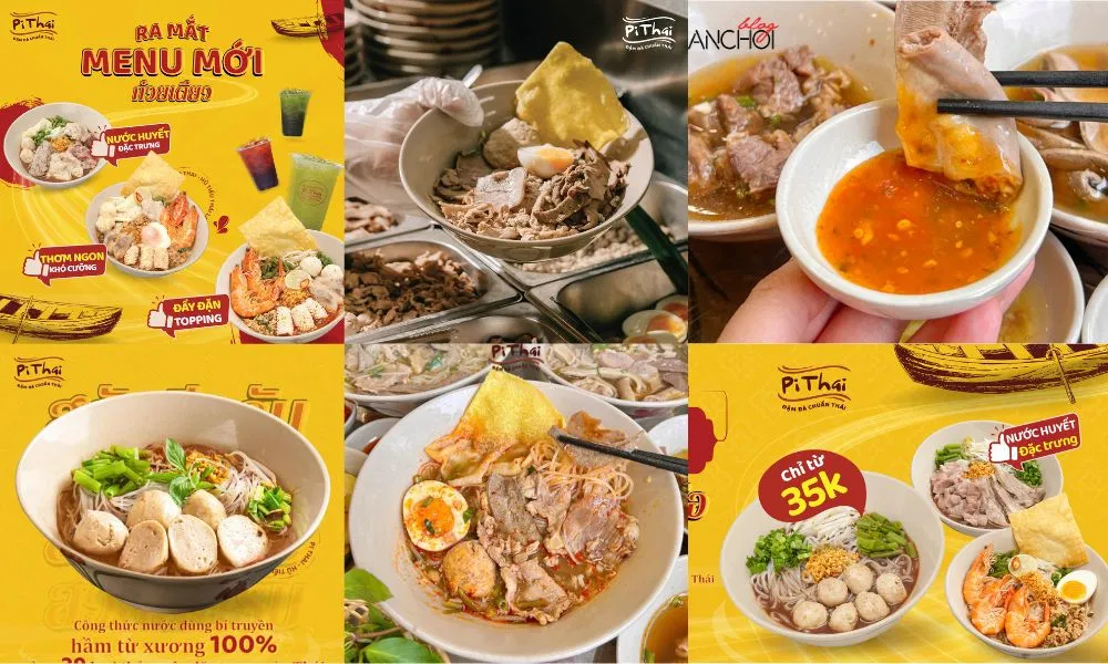 Hủ tiếu quán Hủ Tiếu Thái Lan Pi Thai ( Ảnh: BlogAnChoi )