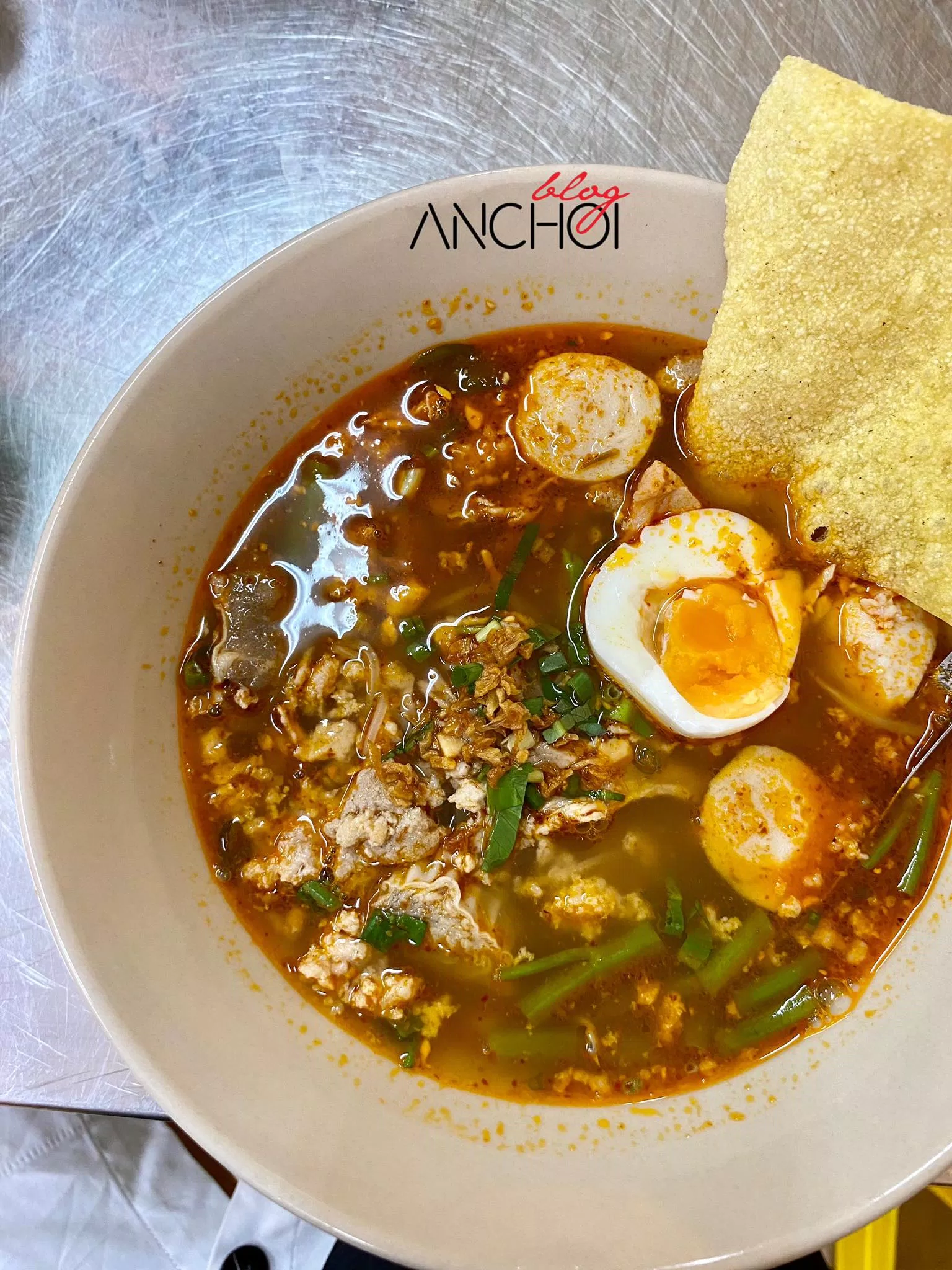 Món hủ tiếu TomYum tại quán hủ tiếu Thái Lan Pi Thai (nguồn: BlogAnChoi)