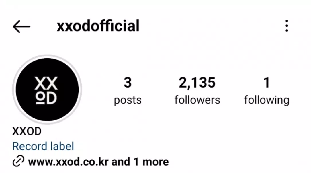 Tài khoản instagram có tên @xxodofficial (Ảnh: Instagram)
