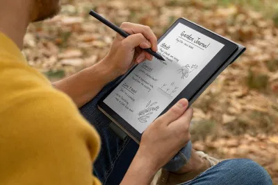 Ghi chép trên máy tính bảng Amazon Kindle Scribe (Ảnh: Internet) Ghi chép trên máy tính bảng Amazon Kindle Scribe (Ảnh: Internet)