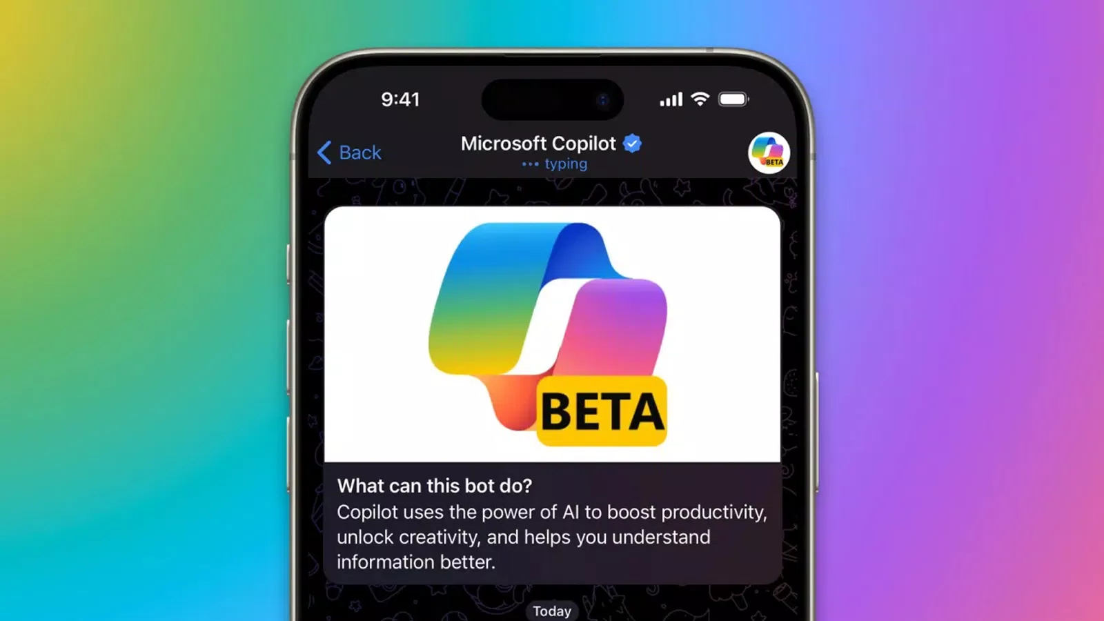 Microsoft vừa công bố việc tích hợp chatbot Copilot, trợ lý AI thông minh, vào ứng dụng nhắn tin Telegram (Ảnh: Internet) Microsoft vừa công bố việc tích hợp chatbot Copilot, trợ lý AI thông minh, vào ứng dụng nhắn tin Telegram (Ảnh: Internet)