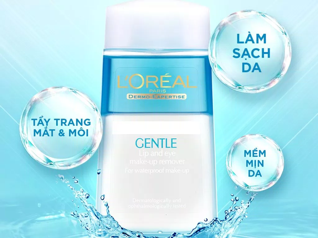 Review nước tẩy trang mắt và môi LOreal Paris Gentle Care: Làm sạch hiệu quả, dịu nhẹ với làn da dưỡng ẩm da L Oreal Paris Gentle Care LOréal làm mềm da làm sạch da mỹ phẩm nước tẩy trang mắt và môi nước tẩy trang mắt và môi L Oreal Paris Gentle Care tẩy trang thương hiệu LOréal