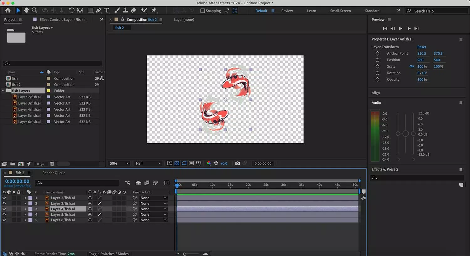 Chỉnh sửa video trong After Effects (Ảnh: Internet)