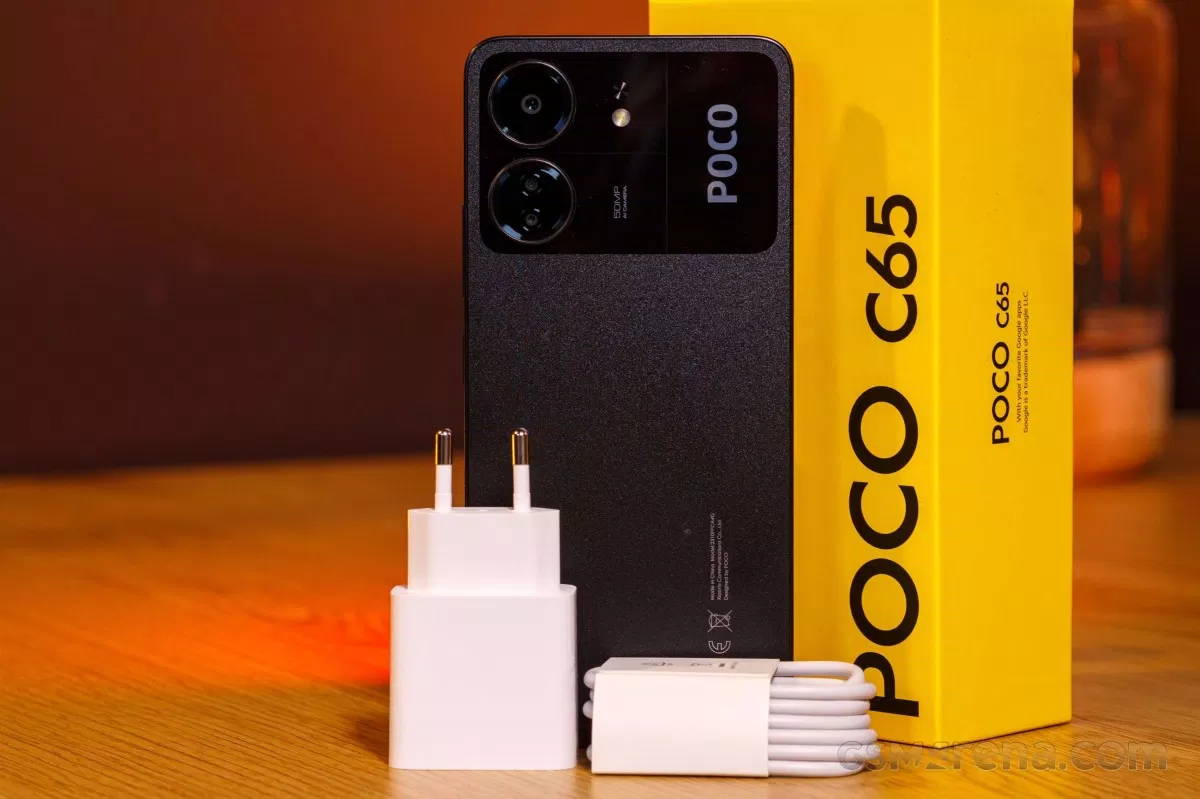 POCO C65 có dung lượng pin 5.000 mAh cùng sạc nhanh 18W (Ảnh: Internet)