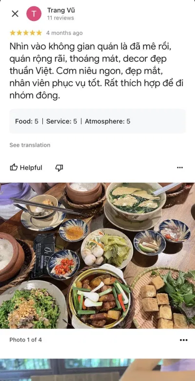 Đánh giá của khách hàng về nhà hàng Ớt Hiểm (nguồn: Internet)