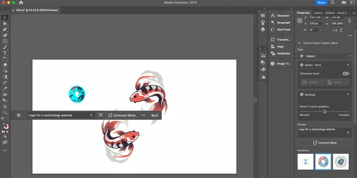 Công cụ Adobe Illustrator tạo logo bằng AI (Ảnh: Internet) Công cụ Adobe Illustrator tạo logo bằng AI (Ảnh: Internet)
