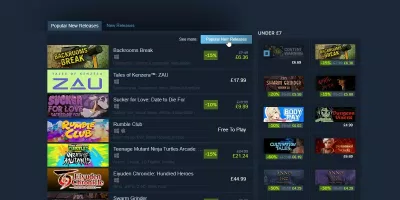 Lọc các game mới phát hành theo mức độ phổ biến (Ảnh: Internet) Lọc các game mới phát hành theo mức độ phổ biến (Ảnh: Internet)
