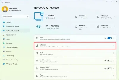 Cách đổi DNS trong Windows 11 bằng setting (Ảnh: Internet)