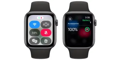 Cách kiểm tra pin AirPods trên Apple Watch (Ảnh: Internet)