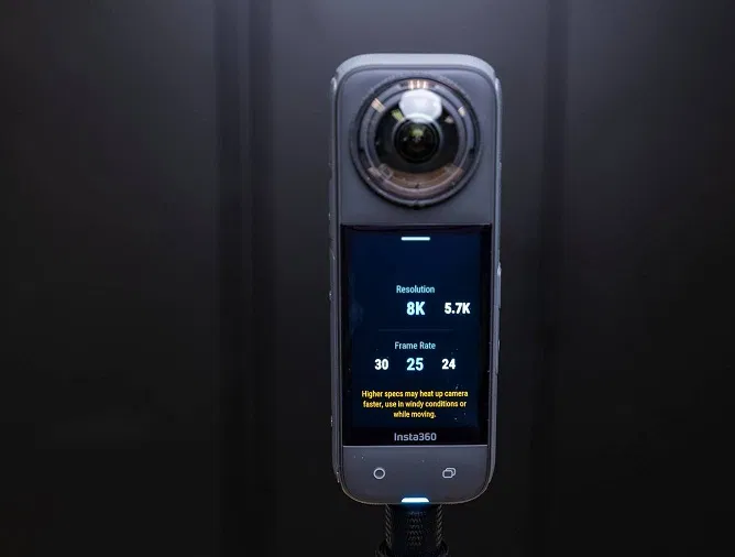 Lựa chọn độ phân giải trong camera Insta360 X4 (Ảnh: Internet) Lựa chọn độ phân giải trong camera Insta360 X4 (Ảnh: Internet)