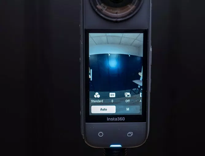 Điều chỉnh độ phơi sáng của camera Insta360 X4 (Ảnh: Internet)
