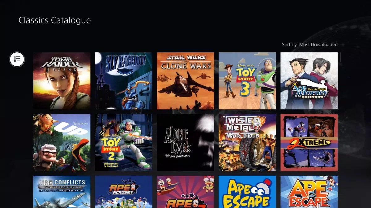 Danh mục game kinh điển trong PS Plus (Ảnh: Internet) Danh mục game kinh điển trong PS Plus (Ảnh: Internet)