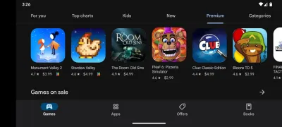 Cửa hàng Google Play với các tựa game Stardew Valley, Monument Valley và The Room (Ảnh: Internet) Cửa hàng Google Play với các tựa game Stardew Valley, Monument Valley và The Room (Ảnh: Internet)