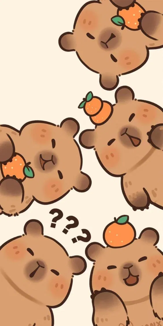Hình nền capybara "cute xỉu" (Ảnh: Internet) Hình nền capybara "cute xỉu" (Ảnh: Internet)