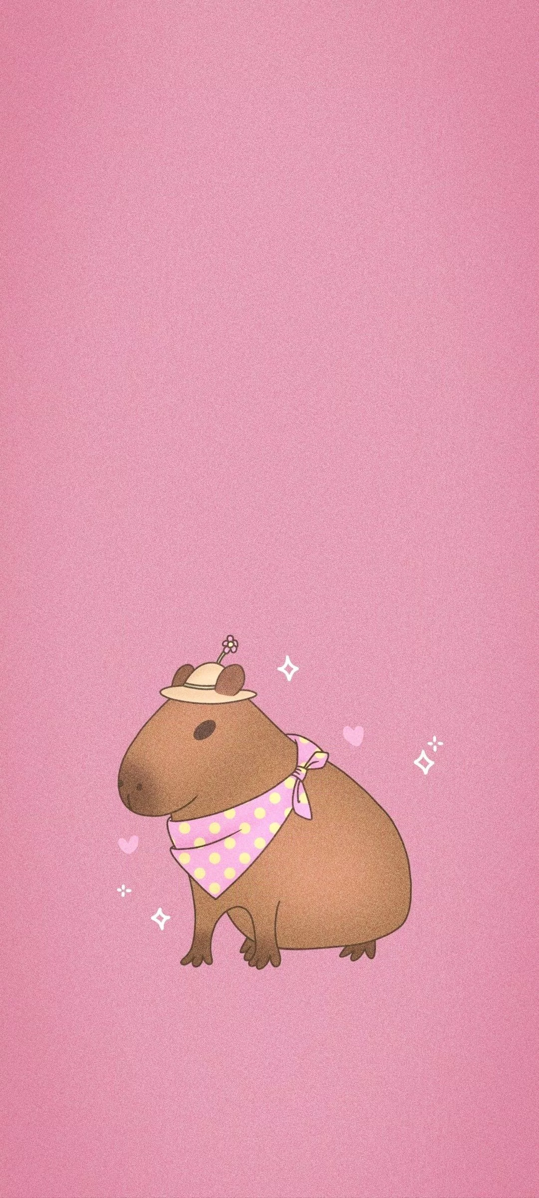 Hình nền capybara "cute xỉu" (Ảnh: Internet)