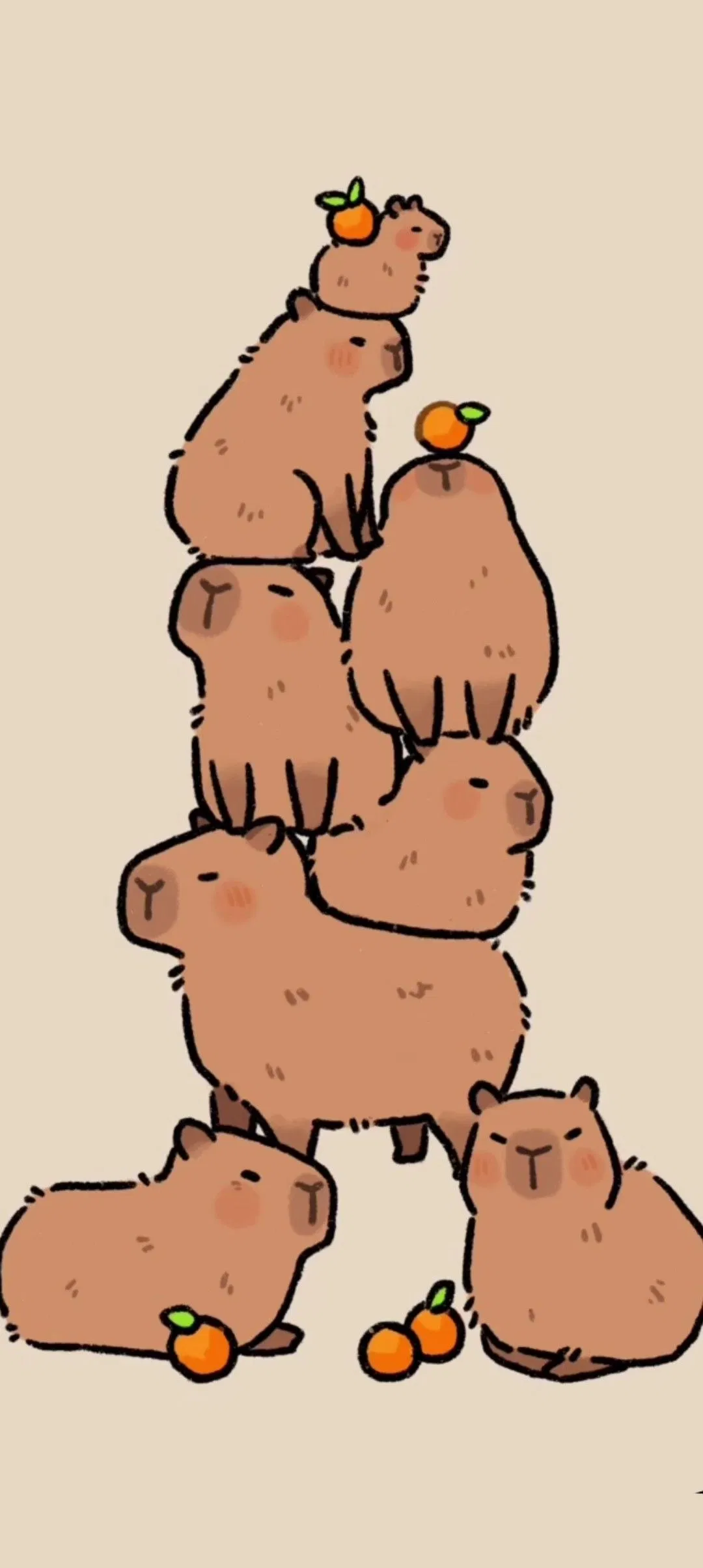 Hình nền capybara "cute xỉu" (Ảnh: Internet) Hình nền capybara "cute xỉu" (Ảnh: Internet)