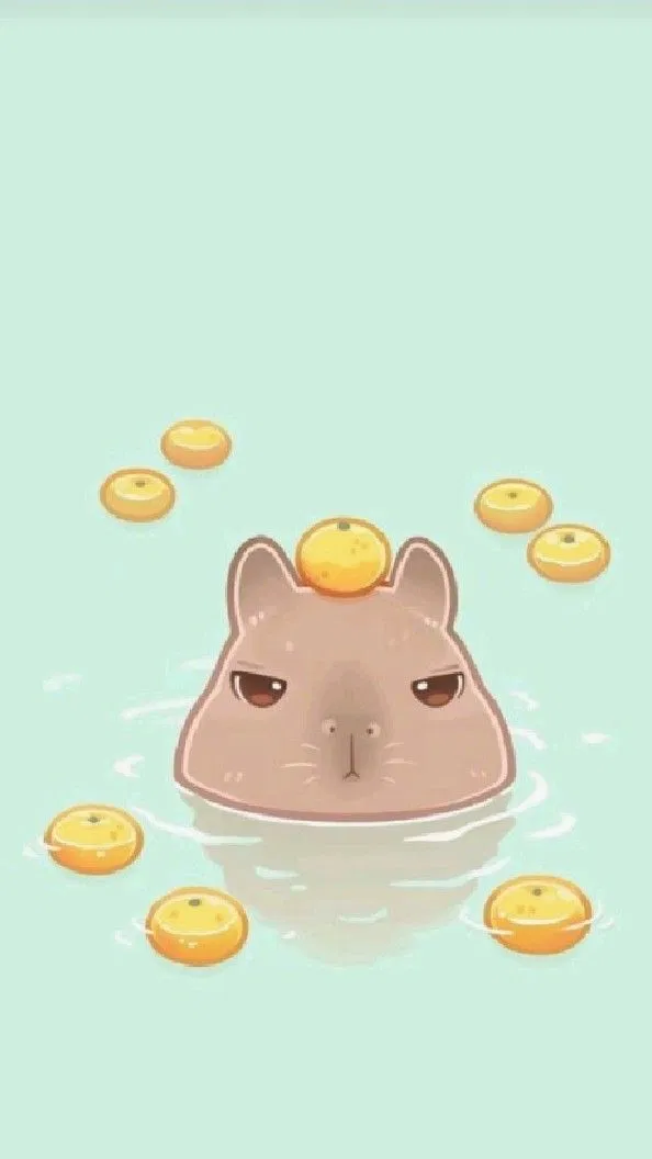 Hình nền capybara "cute xỉu" (Ảnh: Internet) Hình nền capybara "cute xỉu" (Ảnh: Internet)