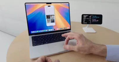 Xuất màn hình iPhone lên máy Mac (Ảnh: Internet) Xuất màn hình iPhone lên máy Mac (Ảnh: Internet)