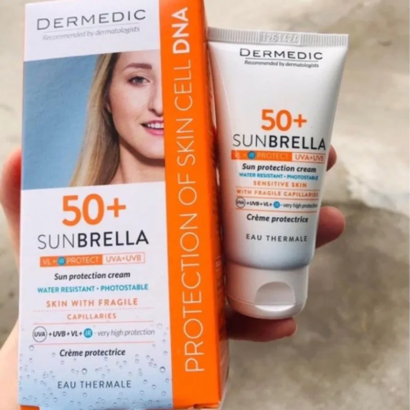 Màng lọc chống nắng SPF50+ có thể bảo vệ da toàn diện trước tia UV, VL, IR (Nguồn: Internet)