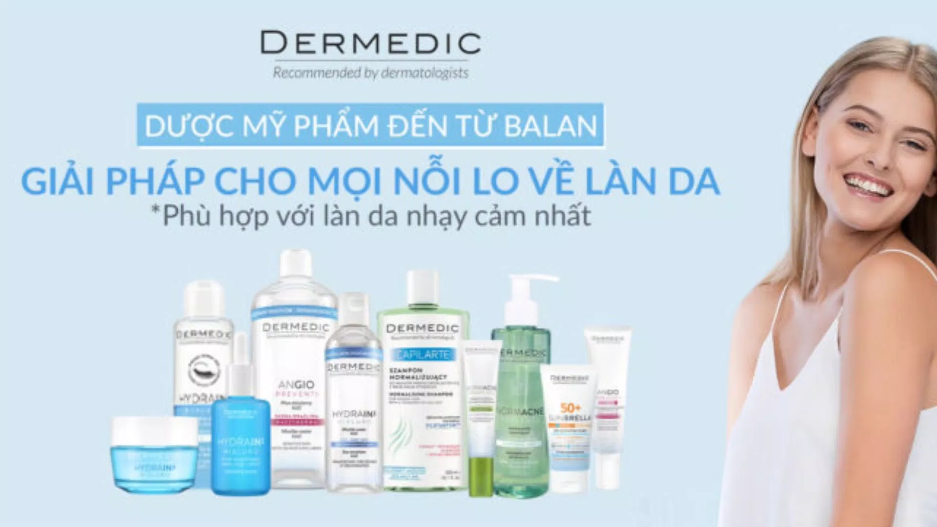 Thương hiệu Dermedic là một thương hiệu làm đẹp nổi tiếng đến từ Ba Lan (Nguồn: Internet)