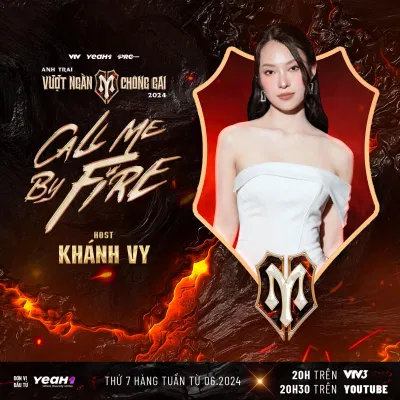 MC Khánh Vy. Nguồn: Fanpage Anh Trai Vượt Ngàn Chông Gai