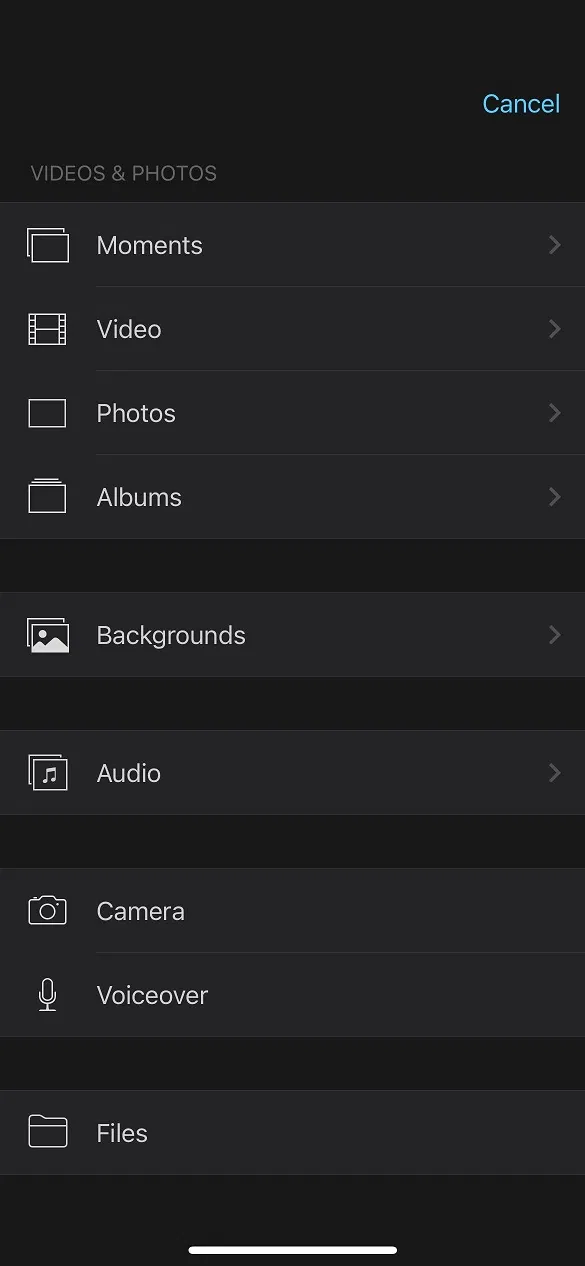 Các tính năng chỉnh sửa video của iMovie (Ảnh: Internet) Các tính năng chỉnh sửa video của iMovie (Ảnh: Internet)
