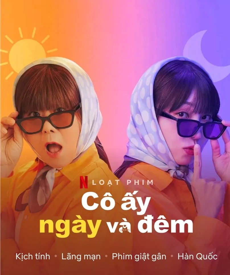 Poster phim Cô Ấy Ngày Và Đêm (Miss Night and Day) (Ảnh: Internet)