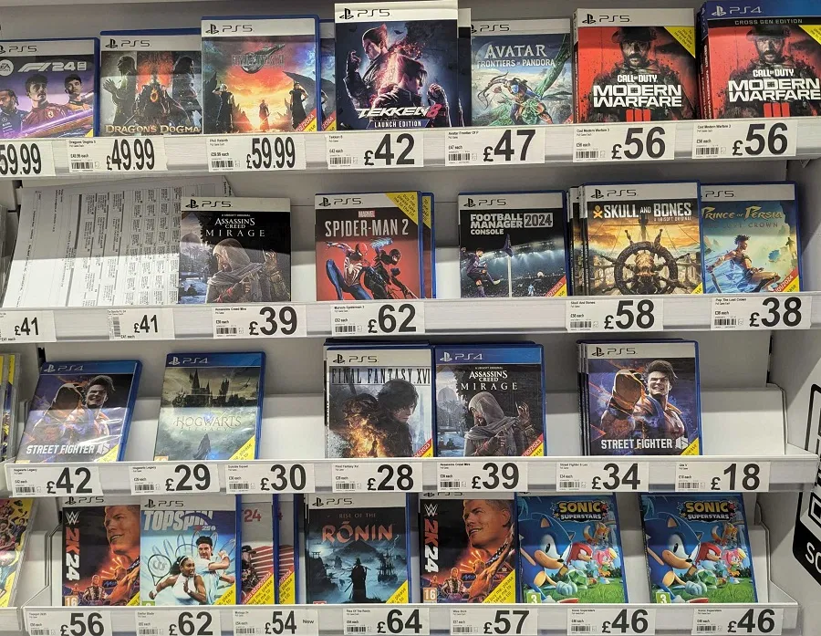 Các đĩa game PS5 mới được rao bán (Ảnh: Internet) Các đĩa game PS5 mới được rao bán (Ảnh: Internet)