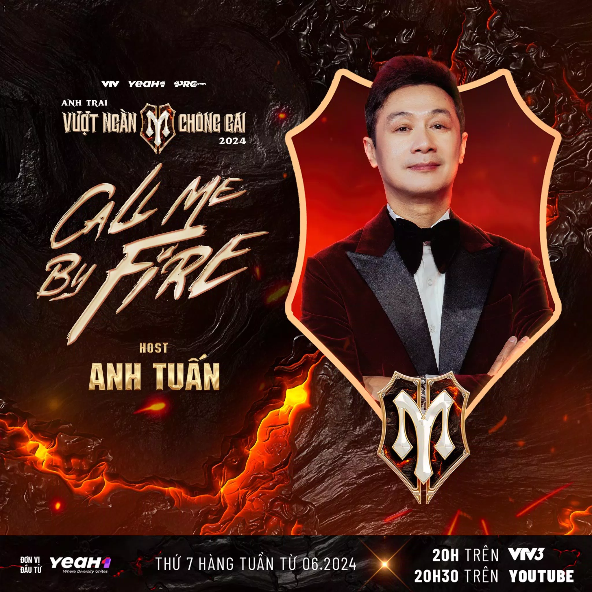 MC Anh Tuấn. Nguồn: Fanpage Anh Trai Vượt Ngàn Chông Gai