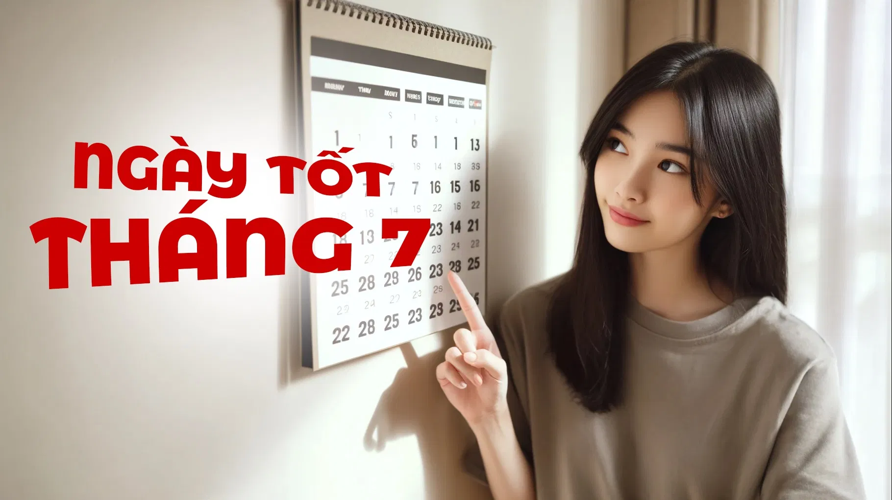 Danh sách ngày đẹp tháng 7 năm 2024