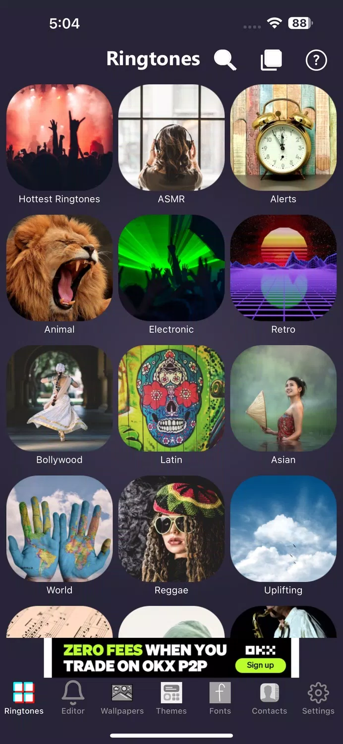 Ứng dụng Ringtones tìm nhạc chuông cho iPhone (Ảnh: Internet) Ứng dụng Ringtones tìm nhạc chuông cho iPhone (Ảnh: Internet)