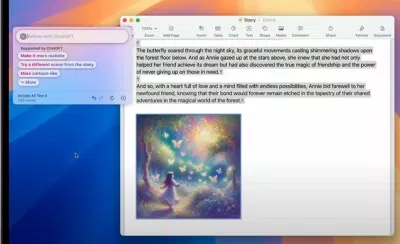 ChatGPT sẽ tự chèn hình ảnh cho thêm sinh động (Ảnh: Internet)