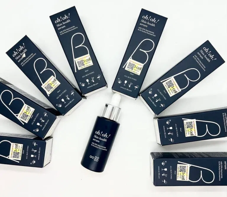 Thiết kế và bao bì của serum oh! oh! Skin Health Serum (Nguồn: Internet)