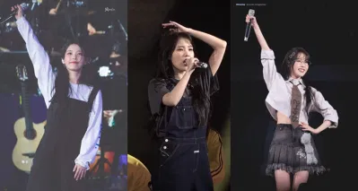Các hình ảnh của IU trong Golden Hour Tour 2022 và HER World Tour 2024 (Ảnh: Internet) Các hình ảnh của IU trong Golden Hour Tour 2022 và HER World Tour 2024 (Ảnh: Internet)