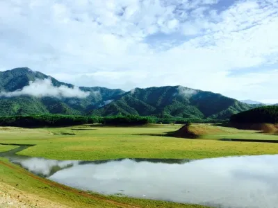 Toàn cảnh "bức tranh thủy mặc" đẹp đến nao lòng
