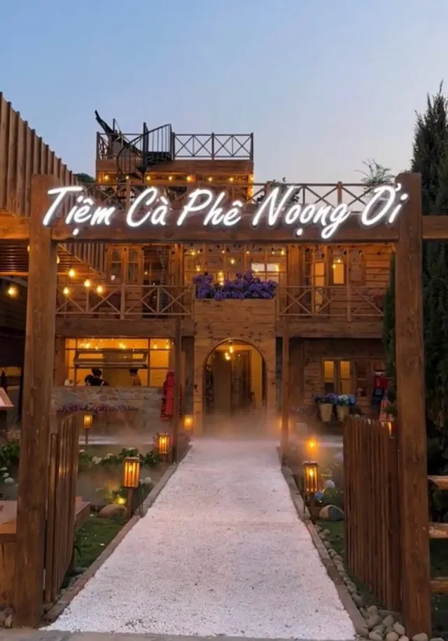 Quán cà phê Noọng Ơi (Nguồn: Internet) Quán cà phê Noọng Ơi (Nguồn: Internet)