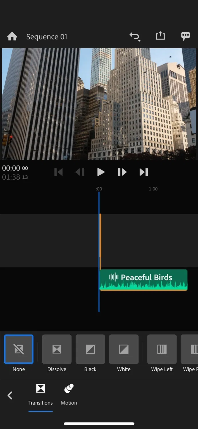 Chỉnh sửa video bằng Premiere Rush trên điện thoại (Ảnh: Internet) Chỉnh sửa video bằng Premiere Rush trên điện thoại (Ảnh: Internet)