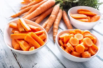 Cà rốt có khả năng chống oxy hóa mạnh (Ảnh: Internet)