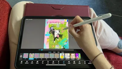 Chỉnh sửa ảnh trên iPad bằng bút Apple Pencil (Ảnh: Internet) Chỉnh sửa ảnh trên iPad bằng bút Apple Pencil (Ảnh: Internet)
