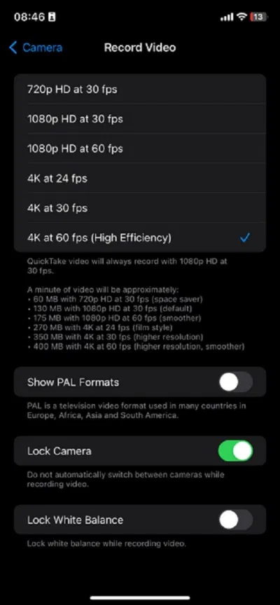 Bật tính năng khóa ống kính camera trên iPhone (Ảnh: Internet) Bật tính năng khóa ống kính camera trên iPhone (Ảnh: Internet)