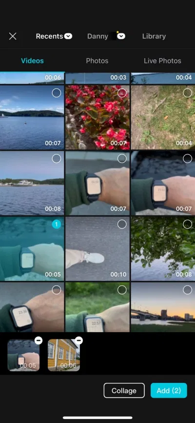 Chọn video để xử lý trong CapCut (Ảnh: Internet) Chọn video để xử lý trong CapCut (Ảnh: Internet)