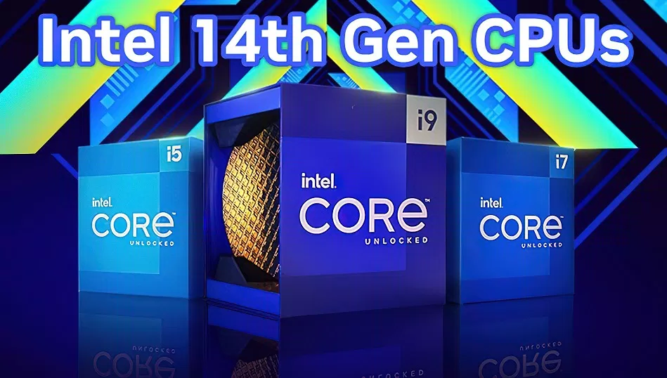 Dòng chip Intel thế hệ 14 (Ảnh: Internet)