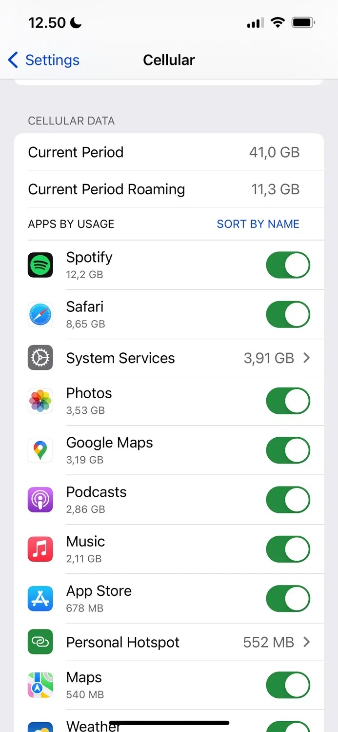 Kiểm tra mức sử dụng dữ liệu mạng của các ứng dụng (Ảnh: Internet) Kiểm tra mức sử dụng dữ liệu mạng của các ứng dụng (Ảnh: Internet)