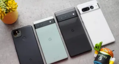 Dòng điện thoại Pixel của Google gồm Pixel 5, Pixel 6a, Pixel 6 Pro và Pixel 7 Pro (Ảnh: Internet) Dòng điện thoại Pixel của Google gồm Pixel 5, Pixel 6a, Pixel 6 Pro và Pixel 7 Pro (Ảnh: Internet)