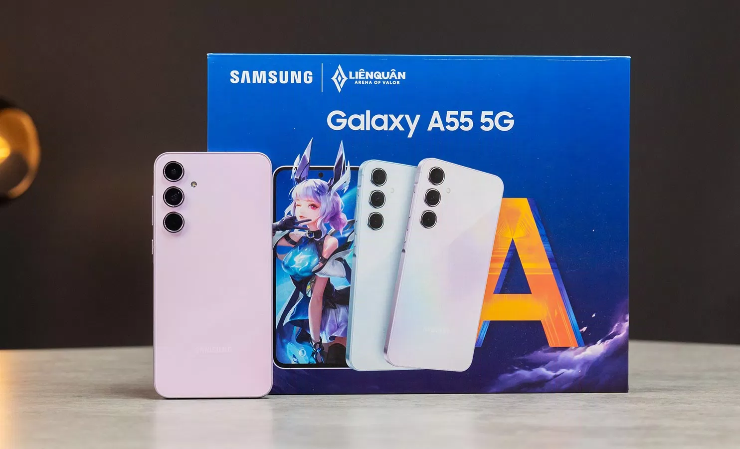 Galaxy A55 5G phiên bản đặc biệt dành cho Liên Quân Mobile (Ảnh: Internet)