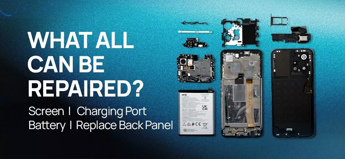 Với công nghệ "Gen 1 repairability", người dùng có thể tự thay thế các linh kiện như màn hình, pin, cổng sạc và mặt lưng tại nhà một cách đơn giản (Ảnh: Internet) Với công nghệ "Gen 1 repairability", người dùng có thể tự thay thế các linh kiện như màn hình, pin, cổng sạc và mặt lưng tại nhà một cách đơn giản (Ảnh: Internet)