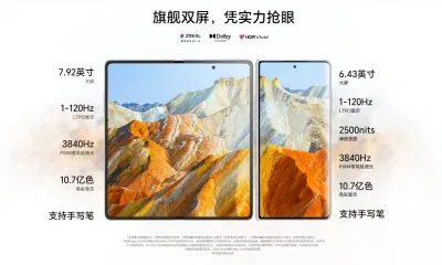 HONOR Magic Vs3 sở hữu thiết kế siêu mỏng, chỉ 9,7mm khi gập lại và 4,65mm khi mở ra, mang đến cảm giác cầm nắm thoải mái như một chiếc điện thoại thông thường (Ảnh: Internet) HONOR Magic Vs3 sở hữu thiết kế siêu mỏng, chỉ 9,7mm khi gập lại và 4,65mm khi mở ra, mang đến cảm giác cầm nắm thoải mái như một chiếc điện thoại thông thường (Ảnh: Internet)