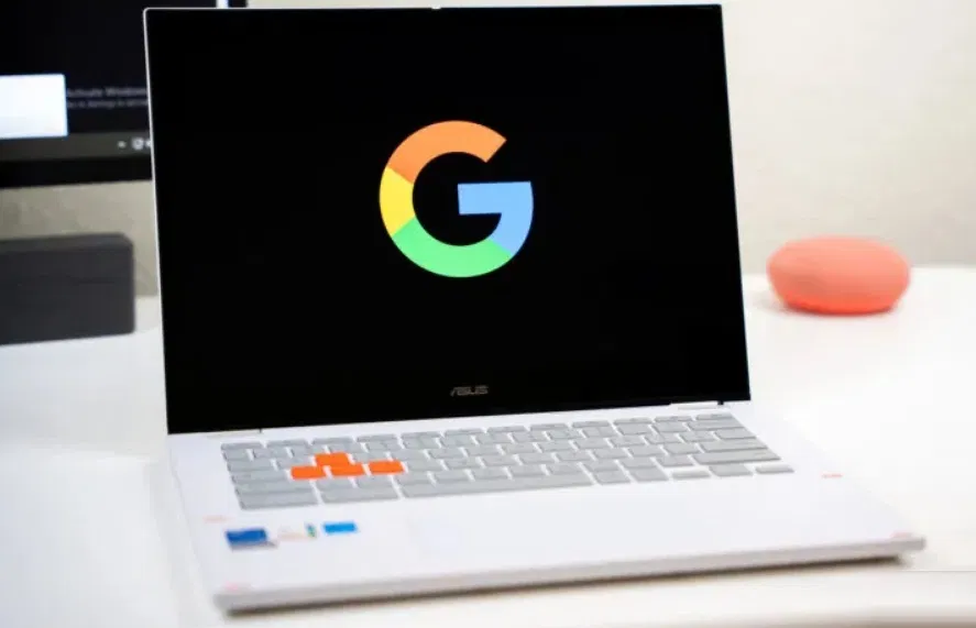 Logo của Google trên laptop Chromebook (Ảnh: Internet) Logo của Google trên laptop Chromebook (Ảnh: Internet)